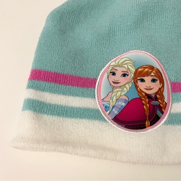 Disney Frozen Anna Elsa Girls Beanie Hat - Picture 4 of 12